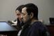 Dr. Larry Nassar listens as a victim gives her impact statement during the seventh day of his sentencing hearing Wednesday, Jan. 24, 2018, in Lansing, Mich. Nassar has admitted sexually assaulting athletes when he was employed by Michigan State University and USA Gymnastics, which is the sport's national governing organization and trains Olympians. (AP Photo/Carlos Osorio)