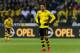 DORTMUND, GERMANY - JANUARY 27: Pierre-Emerick Aubameyang of Dortmund looks on during the Bundesliga match between Borussia Dortmund and Sport-Club Freiburg at Signal Iduna Park on January 27, 2018 in Dortmund, Germany. (Photo by TF-Images/TF-Images via Getty Images)