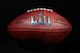 An official ball for the NFL Super Bowl LII football game from the Wilson Sporting Goods Co. in Ada, Ohio, Monday, Jan. 22, 2018. The New England Patriots will play the Philadelphia Eagles in the Super Bowl on Feb. 4, in Minneapolis, MN. (AP Photo/Rick Osentoski)