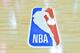 LAS VEGAS, NV - JULY 09: A general view of the court shows the NBA logo during a game between the Sacramento Kings and the Memphis Grizzlies during the 2017 NBA Summer League at the Cox Pavilion on July 9, 2017 in Las Vegas, Nevada. The NBA unveiled a refreshed logo during the 2017 Las Vegas Summer League. A modified version of Action font, customized for the league, will be used for the letters N-B-A in the primary logo. NOTE TO USER: User expressly acknowledges and agrees that, by downloading and or using this photograph, User is consenting to the terms and conditions of the Getty Images License Agreement. (Photo by Sam Wasson/Getty Images)