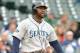 DETROIT, MI - APRIL 28: Milton Bradley #15 of the Seattle Mariners bats against the Detroit Tigers during the game at Comerica Park on April 28, 2011 in Detroit, Michigan. The Mariners defeated the Tigers 7-2. (Photo by Mark Cunningham/MLB Photos via Getty Images)
