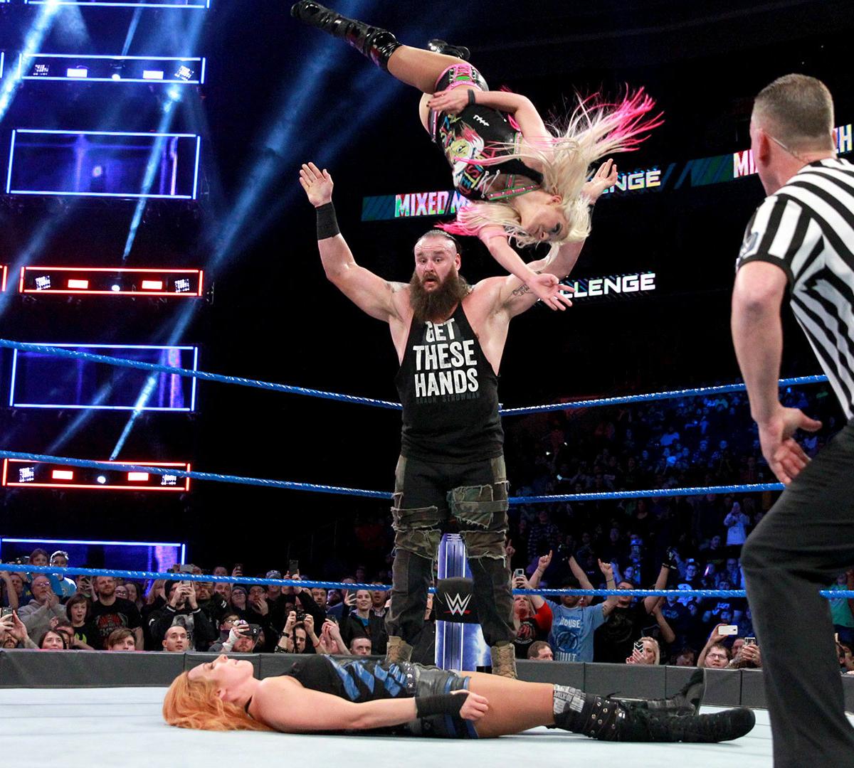 WWE Mixed Match Challenge: Zayn, Lynch vs. Bliss Winner and Reaction | News, Highlights, Stats, and | Bleacher Report