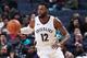 MEMPHIS, TN - JANUARY 29: Tyreke Evans #12 of the Memphis Grizzlies handles the ball against the Phoenix Suns on January 29, 2018 at FedExForum in Memphis, Tennessee. NOTE TO USER: User expressly acknowledges and agrees that, by downloading and or using this photograph, User is consenting to the terms and conditions of the Getty Images License Agreement. Mandatory Copyright Notice: Copyright 2018 NBAE (Photo by Joe Murphy/NBAE via Getty Images)