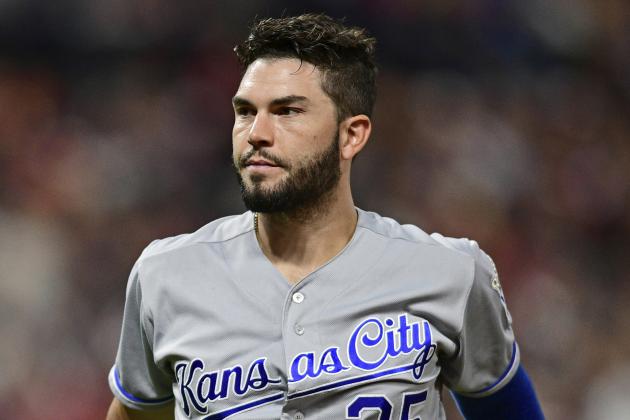 Kansas City Royals' Eric Hosmer walks in the sixth inning of a baseball game against the Cleveland Indians, Thursday, Sept. 14, 2017, in Cleveland. The Indians won 3-2. (AP Photo/David Dermer)