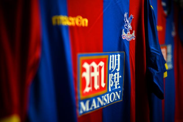 LONDON, ENGLAND - OCTOBER 03:  Replica shirts are displayed in the club shop before the Barclays Premier League match between Crystal Palace and West Bromwich Albion at Selhurst Park on October 3, 2015 in London, United Kingdom.  (Photo by Justin Setterfield/Getty Images)