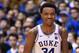 DURHAM, NC - JANUARY 13: Wendell Carter Jr #34 of the Duke Blue Devils against the Wake Forest Demon Deacons during their game at Cameron Indoor Stadium on January 13, 2018 in Durham, North Carolina. Duke won 89-71. (Photo by Grant Halverson/Getty Images)