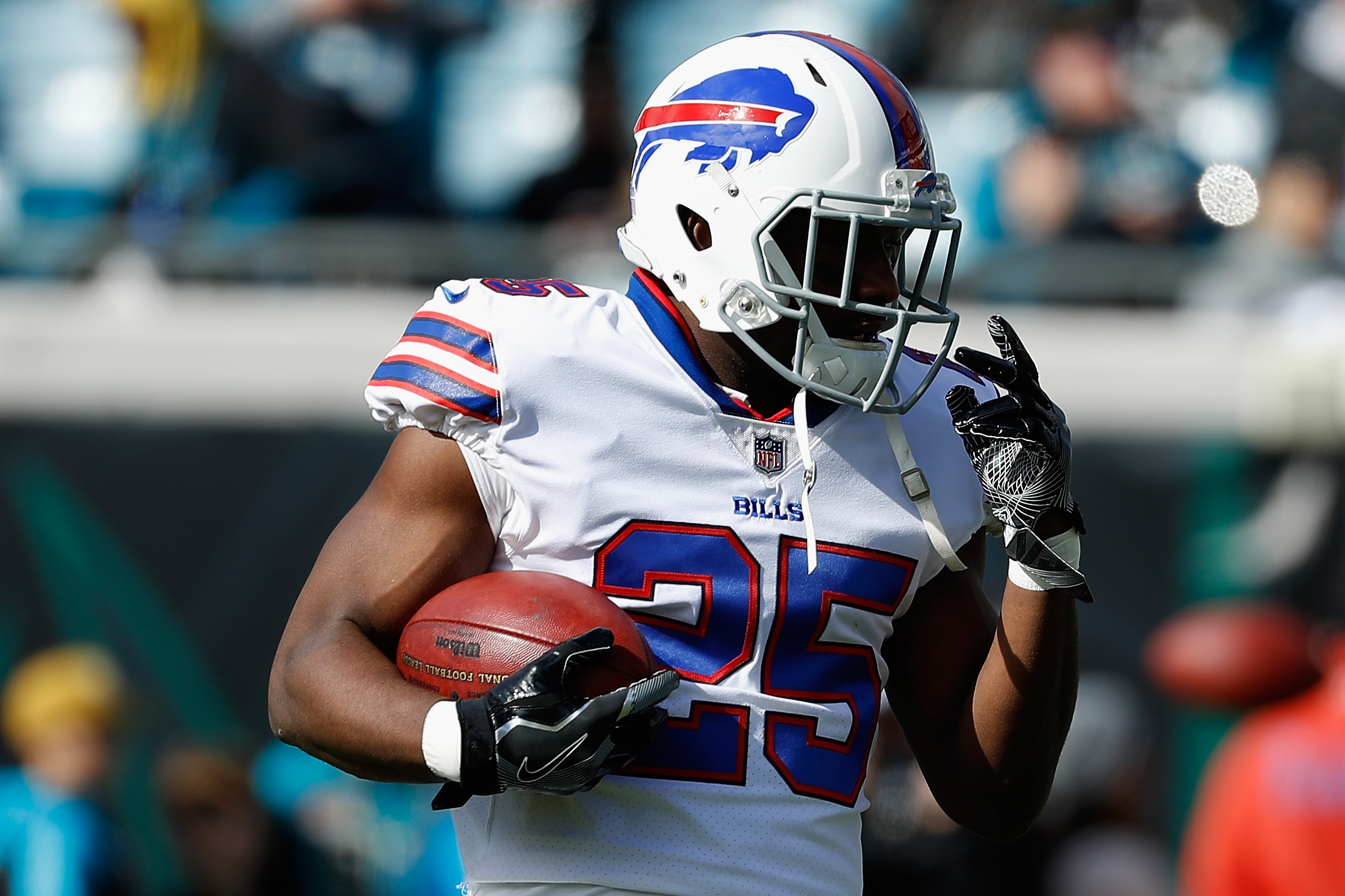 LeSean McCoy didn't exactly give Jordan Matthews a warm welcome to