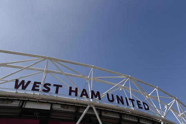 The London Stadium is seen ahead of the English Premier League football match between West Ham United and Swansea City at The London Stadium, in east London on April 8, 2017. / AFP PHOTO / Ian KINGTON / RESTRICTED TO EDITORIAL USE. No use with unauthorized audio, video, data, fixture lists, club/league logos or 'live' services. Online in-match use limited to 75 images, no video emulation. No use in betting, games or single club/league/player publications.  /         (Photo credit should read IAN KINGTON/AFP/Getty Images)