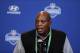 Baltimore Ravens general manager Ozzie Newsome speaks during a press conference at the NFL football scouting combine in Indianapolis, Wednesday, Feb. 24, 2016. (AP Photo/Michael Conroy)
