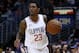 NEW ORLEANS, LA - JANUARY 28: Lou Williams #23 of the LA Clippers drives with the ball druing the second half against the New Orleans Pelicans at the Smoothie King Center on January 28, 2018 in New Orleans, Louisiana. NOTE TO USER: User expressly acknowledges and agrees that, by downloading and or using this photograph, User is consenting to the terms and conditions of the Getty Images License Agreement. (Photo by Jonathan Bachman/Getty Images)