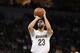 MINNEAPOLIS, MN - FEBRUARY 3: Anthony Davis #23 of the New Orleans Pelicans shoots the ball against the Minnesota Timberwolves on February 3, 2018 at Target Center in Minneapolis, Minnesota. NOTE TO USER: User expressly acknowledges and agrees that, by downloading and or using this Photograph, user is consenting to the terms and conditions of the Getty Images License Agreement. Mandatory Copyright Notice: Copyright 2018 NBAE (Photo by Jordan Johnson/NBAE via Getty Images)