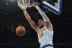 New York Knicks' Willy Hernangomez dunks against Sacramento Kings during the second half of a NBA basketball game at Madison Square Garden in New York, Saturday, Nov. 11, 2017. (AP Photo/Andres Kudacki)