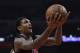 Los Angeles Clippers guard Lou Williams shoots during the second half of an NBA basketball game against the Dallas Mavericks, Monday, Feb. 5, 2018, in Los Angeles. The Clippers won 104-101. (AP Photo/Mark J. Terrill)