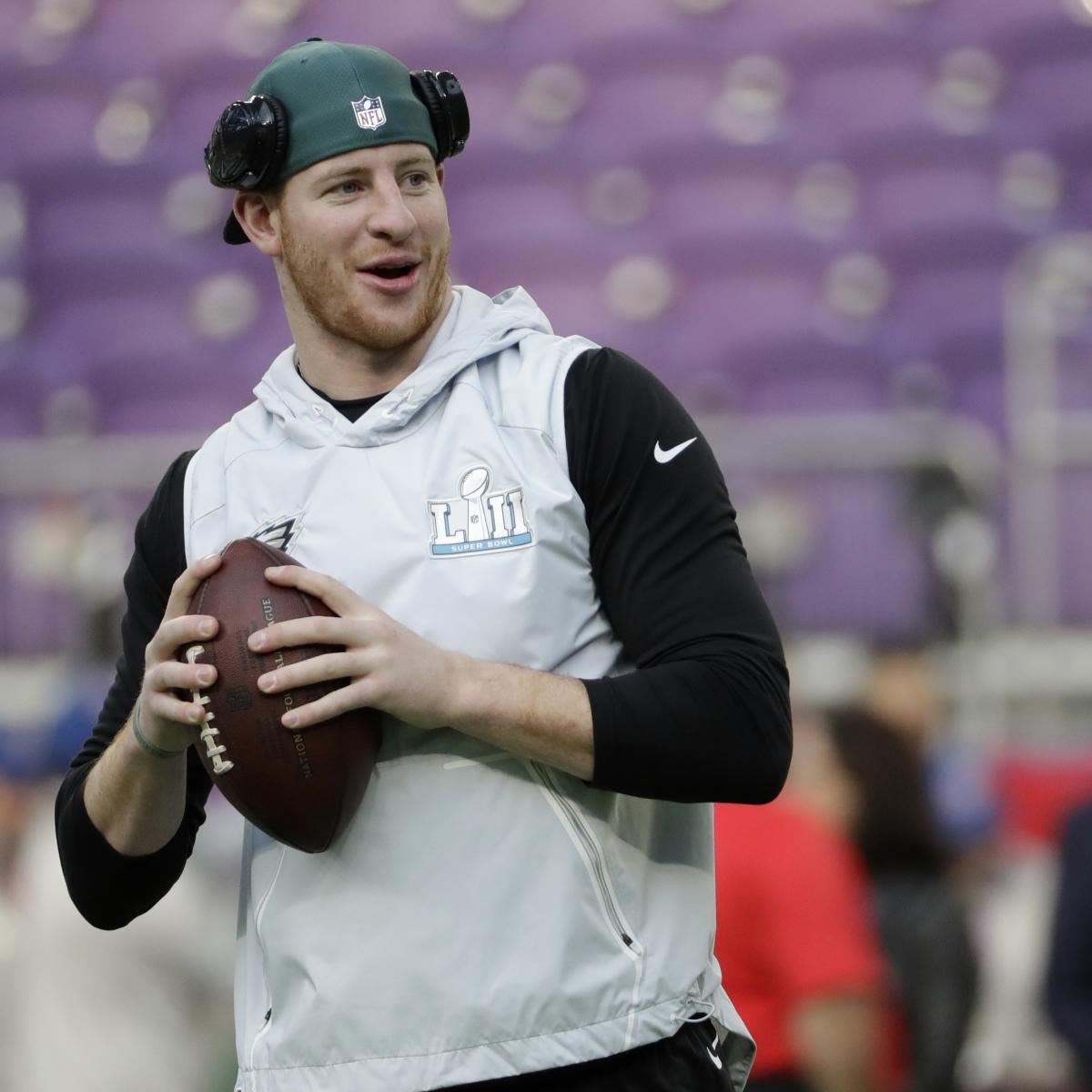 Carson Wentz Girlfriend Maddie Oberg Announce Engagement News Scores Highlights Stats And 