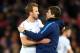 LIVERPOOL, ENGLAND - FEBRUARY 04: Harry Kane of Tottenham Hotspur and Mauricio Pochettino, Manager of Tottenham Hotspur celebrate vicotry after the Premier League match between Liverpool and Tottenham Hotspur at Anfield on February 4, 2018 in Liverpool, England. (Photo by Michael Regan/Getty Images)