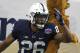 Penn State running back Saquon Barkley (26) against Washington during the Fiesta Bowl NCAA college football game, Saturday, Dec. 30, 2017, in Glendale, Ariz. (AP Photo/Rick Scuteri)