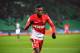 Monacos French midfielder Thomas Lemar (C) celebrates after scoring a goal during the French L1 football match between Saint-Etienne (ASSE) and Monaco (ASM) on December 15, 2017, at the Geoffroy Guichard stadium in Saint-Etienne, central-eastern France. / AFP PHOTO / ROMAIN LAFABREGUE (Photo credit should read ROMAIN LAFABREGUE/AFP/Getty Images)