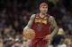 Cleveland Cavaliers' Isaiah Thomas drives against the Detroit Pistons in the first half of an NBA basketball game, Sunday, Jan. 28, 2018, in Cleveland. (AP Photo/Tony Dejak)
