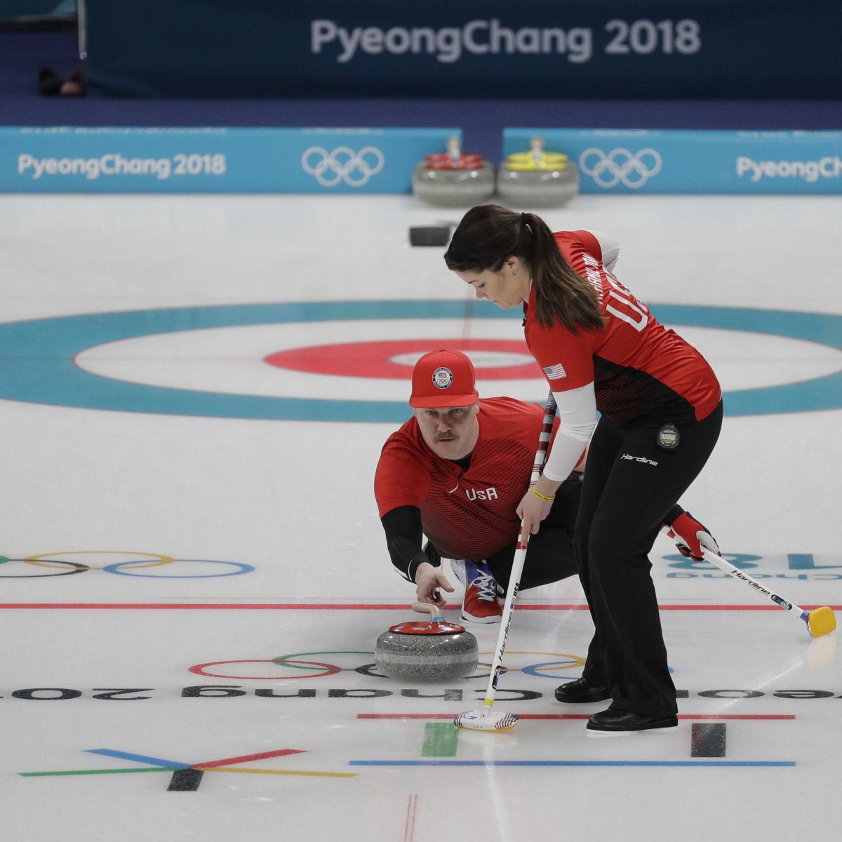 Curling Mixed Doubles RoundRobin Qualifying Thursday Results at