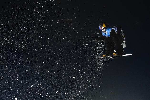 SIERRA NEVADA, SPAIN - MARCH 17:  Marcus Kleveland of Norway competes in the Men's Snowboard Big Air final on day ten of FIS Freestyle Ski & Snowboard World Championships 2017 on March 17, 2017 in Sierra Nevada, Spain.  (Photo by David Ramos/Getty Images)