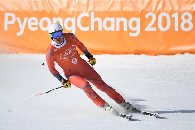 Norway's Kjetil Jansrud looks on after the Men's Downhill 2nd training at the Jeongseon Alpine Center during the Pyeongchang 2018 Winter Olympic Games in Pyeongchang on February 9, 2018.  / AFP PHOTO / Martin BERNETTI        (Photo credit should read MARTIN BERNETTI/AFP/Getty Images)