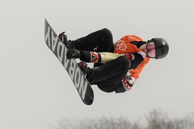 PYEONGCHANG-GUN, SOUTH KOREA - FEBRUARY 10:  Max Parrot of Canada competes during the Men's Slopestyle qualification on day one of the PyeongChang 2018 Winter Olympic Games at Phoenix Snow Park on February 10, 2018 in Pyeongchang-gun, South Korea.  (Photo by David Ramos/Getty Images)