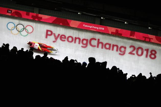PYEONGCHANG-GUN, SOUTH KOREA - FEBRUARY 10: Felix Loch of Germany slides during the Men's Singles Luge on day one of the PyeongChang 2018 Winter Olympic Games at Olympic Sliding Centre on February 10, 2018 in Pyeongchang-gun, South Korea. (Photo by Clive Mason/Getty Images)