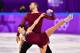 Canada's Meagan Duhamel and Canada's Eric Radford compete in the figure skating team event pair skating free skating during the Pyeongchang 2018 Winter Olympic Games at the Gangneung Ice Arena in Gangneung on February 11, 2018. / AFP PHOTO / Mladen ANTONOV (Photo credit should read MLADEN ANTONOV/AFP/Getty Images)