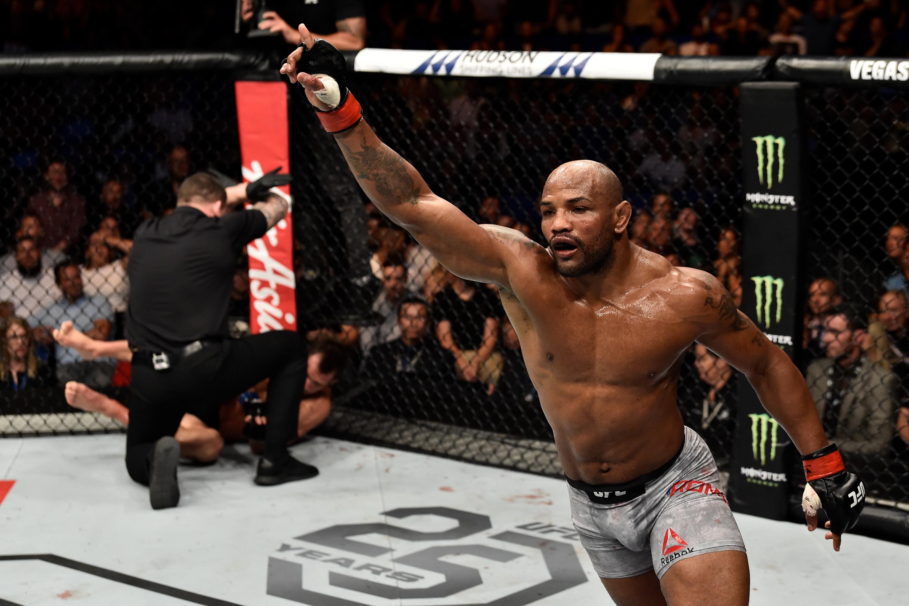 UFC 221 Results: Luke Rockhold Falls to Yoel Romero After 3rd-Round TKO |  News, Scores, Highlights, Stats, and Rumors | Bleacher Report