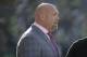 Arizona Cardinals general manager Steve Keim stands on the field before an NFL football game against the Seattle Seahawks, Sunday, Dec. 31, 2017, in Seattle. (AP Photo/John Froschauer)