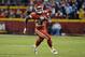 Kansas City Chiefs running back Kareem Hunt (27) carries the ball during the first half of an NFL football game against the Los Angeles Chargers in Kansas City, Mo., Saturday, Dec. 16, 2017. (AP Photo/Ed Zurga)