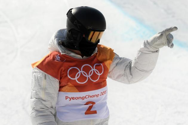 PYEONGCHANG-GUN, SOUTH KOREA - FEBRUARY 13:  Shaun White of the United States celebrates after his second run during the Snowboard Men's Halfpipe Qualification on day four of the PyeongChang 2018 Winter Olympic Games at Phoenix Snow Park on February 13, 2018 in Pyeongchang-gun, South Korea.  (Photo by David Ramos/Getty Images)
