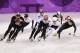 GANGNEUNG, SOUTH KOREA - FEBRUARY 13: Korea, Hungary, the United States and Japan compete during the Men's 5000m Relay Short Track Speed Skating heat 2 on day four of the PyeongChang 2018 Winter Olympic Games at Gangneung Ice Arena on February 13, 2018 in Gangneung, South Korea. (Photo by Richard Heathcote/Getty Images)