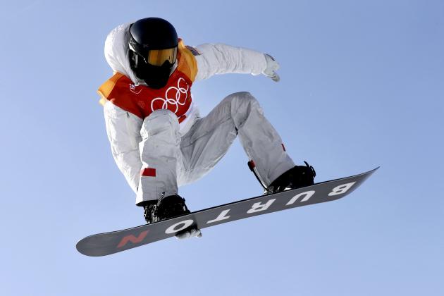 Shaun White, of the United States, jumps during the men's halfpipe qualifying at Phoenix Snow Park at the 2018 Winter Olympics in Pyeongchang, South Korea, Tuesday, Feb. 13, 2018. (AP Photo/Kin Cheung)
