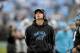 In this photo taken Dec. 24, 2016, Carolina Panthers quarterback coach Ken Dorsey is shown during an NFL football game against the Atlanta Falcons in Charlotte, N.C. The Panthers fired offensive coordinator Mike Shula and quarterbacks coach Ken Dorsey on Tuesday, Jan. 9, 2018, two days after a playoff loss to the New Orleans Saints. (AP Photo/Mike McCarn)