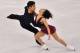 China's Sui Wenjing and China's Han Cong compete in the pair skating short program of the figure skating event during the Pyeongchang 2018 Winter Olympic Games at the Gangneung Ice Arena in Gangneung on February 14, 2018. / AFP PHOTO / Mladen ANTONOV (Photo credit should read MLADEN ANTONOV/AFP/Getty Images)