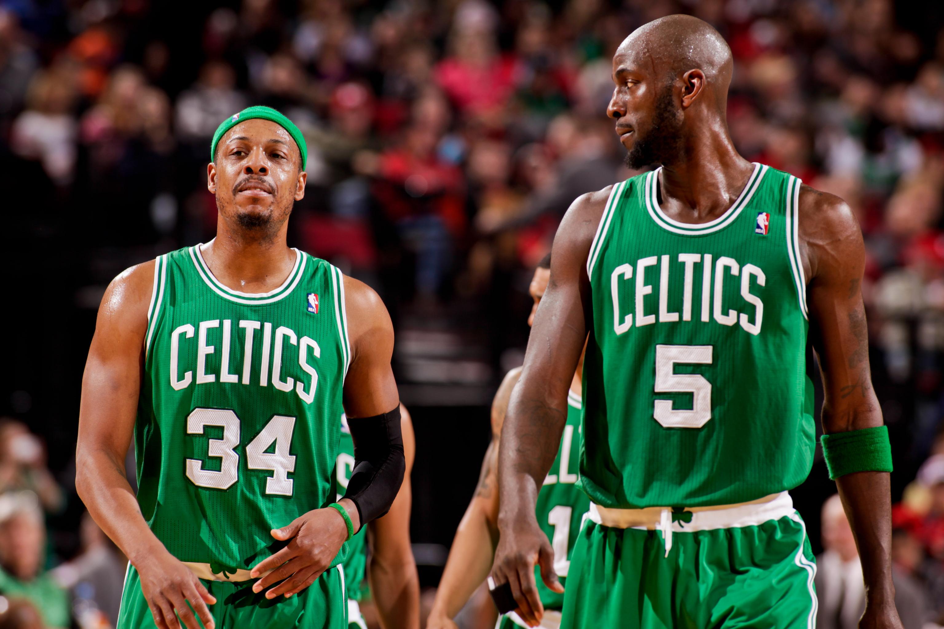Paul Pierce joins Boston Celtics legends as team retires his No. 34