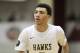 Hudson Catholic's Jahvon Quinerly #5 in action against John Carroll during a high school basketball game at the Hoophall Classic, Monday, January 15, 2018, in Springfield, MA. (AP Photo/Gregory Payan)