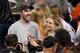 LOS ANGELES, CA - NOVEMBER 01: Justin Verlander #35 of the Houston Astros celebrates with fiancee Kate Upton after the Astros defeated the Los Angeles Dodgers 5-1 in game seven to win the 2017 World Series at Dodger Stadium on November 1, 2017 in Los Angeles, California. (Photo by Kevork Djansezian/Getty Images)