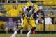 BATON ROUGE, LA - SEPTEMBER 10: Arden Key #49 of the LSU Tigers defends during a game at Tiger Stadium on September 10, 2016 in Baton Rouge, Louisiana. (Photo by Jonathan Bachman/Getty Images)