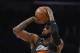 Oklahoma City Thunder's Paul George shoots during the NBA All-Star basketball Three Point contest, Saturday, Feb. 17, 2018, in Los Angeles. (AP Photo/Chris Pizzello)