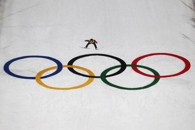 PYEONGCHANG-GUN, SOUTH KOREA - FEBRUARY 19: Johann Andre Forfang of Norway during the Ski Jumping - Men's Team Large Hill on day 10 of the PyeongChang 2018 Winter Olympic Games at Alpensia Ski Jumping Center on February 19, 2018 in Pyeongchang-gun, South Korea. (Photo by Al Bello/Getty Images)