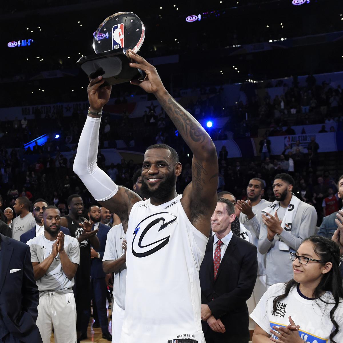 LeBron James Wins 3rd NBA AllStar Game MVP Award News, Scores