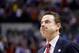 INDIANAPOLIS, IN - MARCH 19: Head coach Rick Pitino of the Louisville Cardinals reacts to their 69-73 loss to the Michigan Wolverines during the second round of the 2017 NCAA Men's Basketball Tournament at the Bankers Life Fieldhouse on March 19, 2017 in Indianapolis, Indiana. (Photo by Joe Robbins/Getty Images)