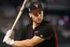 PHOENIX, AZ - OCTOBER 04: Brandon Drury #27 of the Arizona Diamondbacks takes batting practice before the start of the National League Wild Card game against the Colorado Rockies at Chase Field on October 4, 2017 in Phoenix, Arizona. (Photo by Christian Petersen/Getty Images)