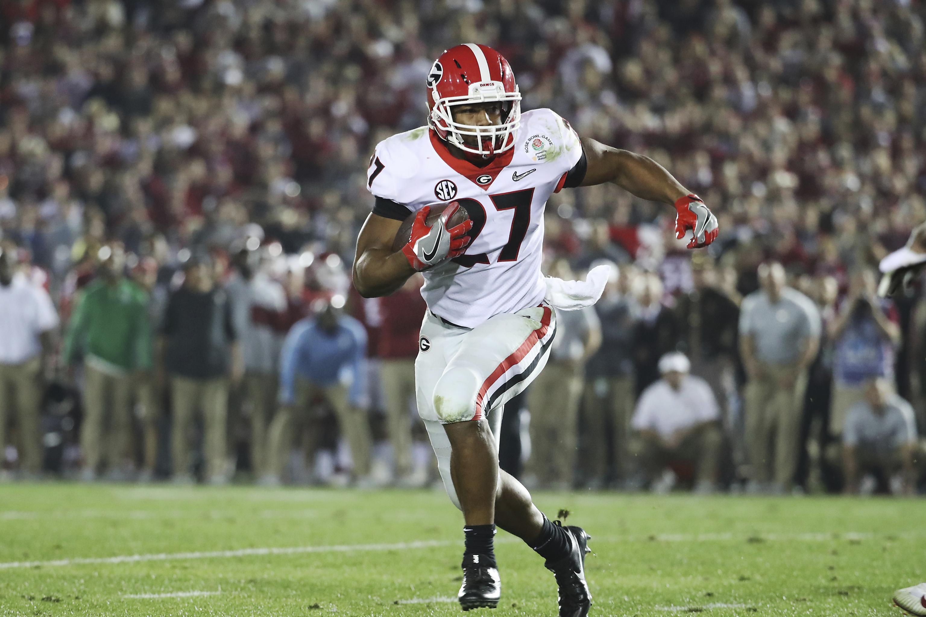 The Cleveland Browns select Nick Chubb 35th overall in the 2018