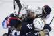 Gigi Marvin (19), of the United States, celebrates with her teammates after scoring a goal against Finland during the first period of the semifinal round of the women's hockey game at the 2018 Winter Olympics in Gangneung, South Korea, Monday, Feb. 19, 2018. (AP Photo/Julio Cortez)
