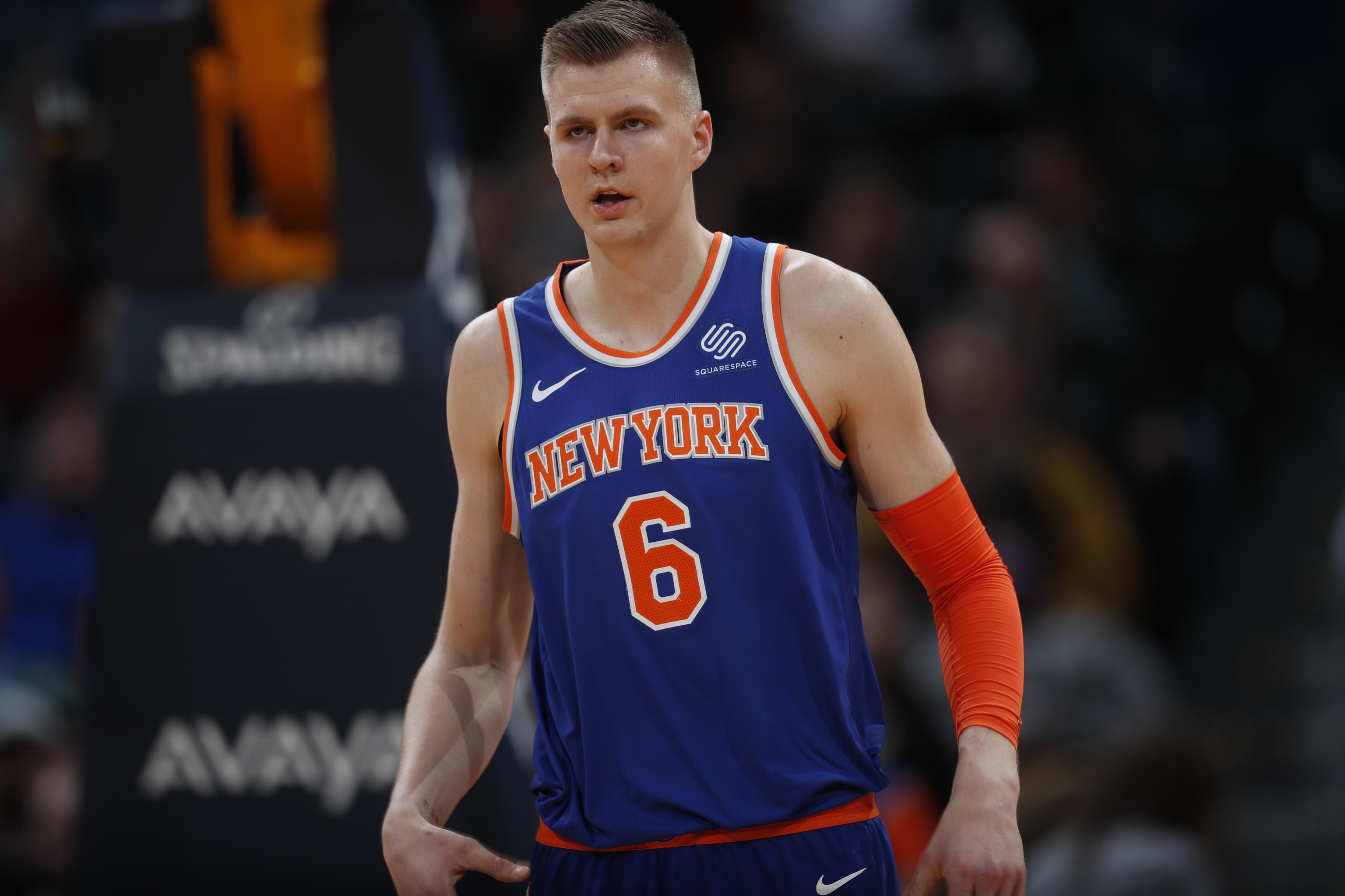 Kristaps Porzingis New York Knicks Fanatics Branded Fast Break