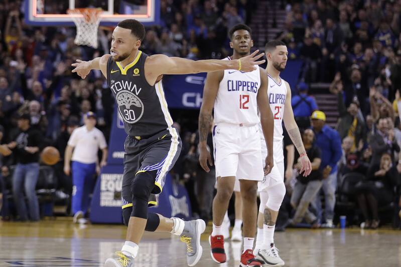 Resultado de imagen de warriors 134-127 clippers