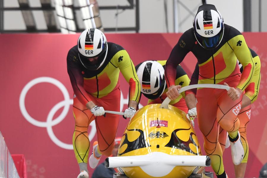 Germany Wins Gold Medal For 4 Man Bobsled At Winter Olympics 2018